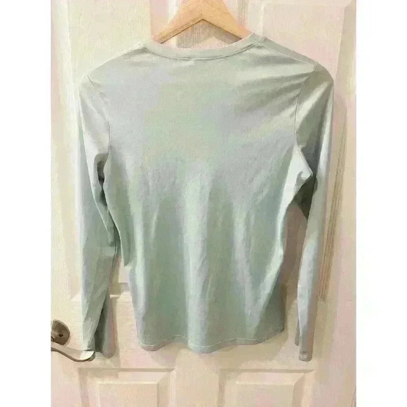 The North Face Women’s Small Petite Baby Sky Blue Athletic Gym Top - Picture 3 of 7